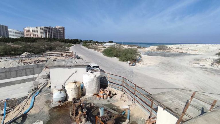 تصاویر پیشرفت پروژه هتل ساحلی شاراکس کیش